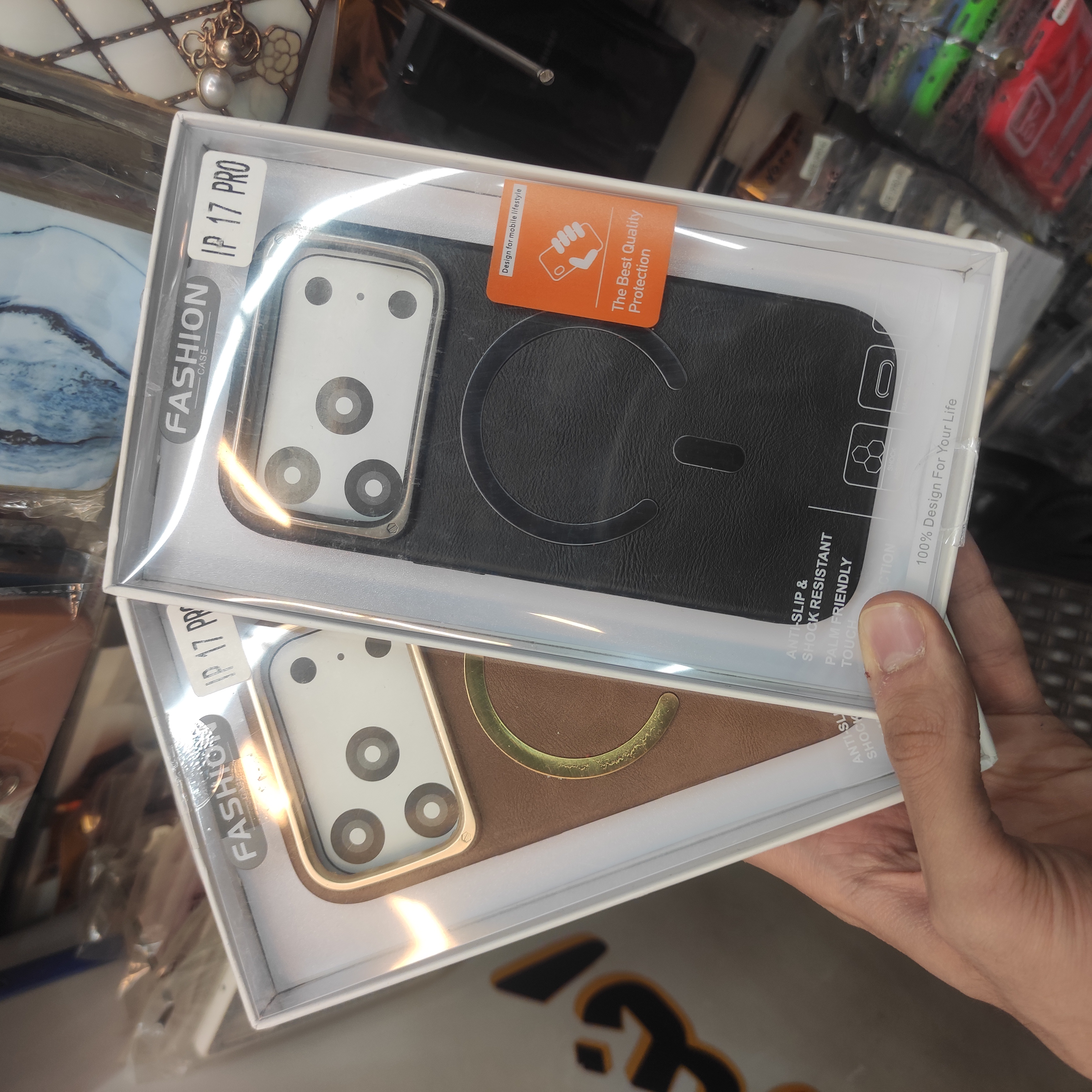 کاور چرمی iPhone 17 pro